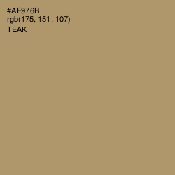 #AF976B - Teak Color Image