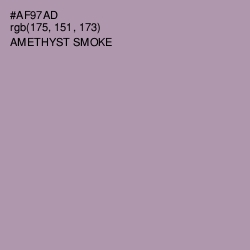 #AF97AD - Amethyst Smoke Color Image