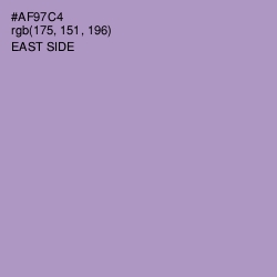 #AF97C4 - East Side Color Image