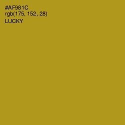 #AF981C - Lucky Color Image