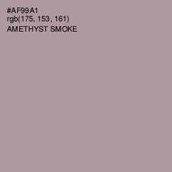 #AF99A1 - Amethyst Smoke Color Image