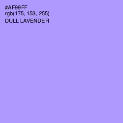#AF99FF - Dull Lavender Color Image