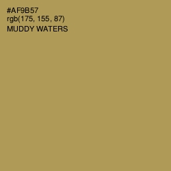 #AF9B57 - Muddy Waters Color Image