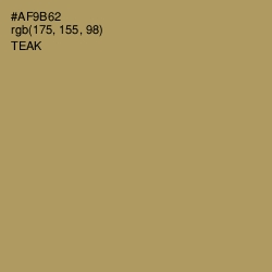 #AF9B62 - Teak Color Image