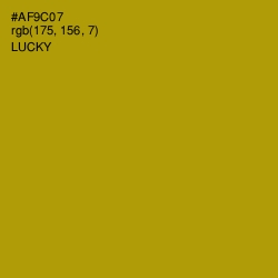 #AF9C07 - Lucky Color Image