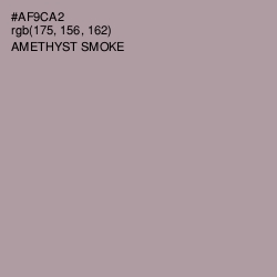 #AF9CA2 - Amethyst Smoke Color Image