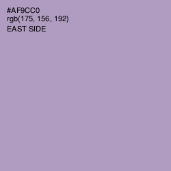 #AF9CC0 - East Side Color Image