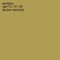 #AF9D54 - Muddy Waters Color Image