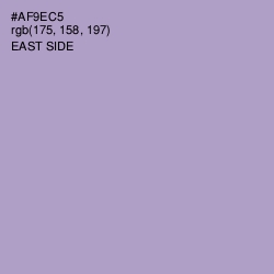 #AF9EC5 - East Side Color Image