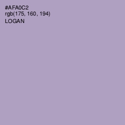 #AFA0C2 - Logan Color Image