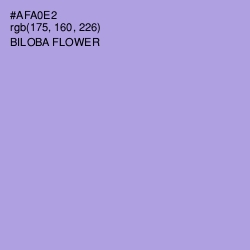 #AFA0E2 - Biloba Flower Color Image