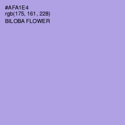 #AFA1E4 - Biloba Flower Color Image