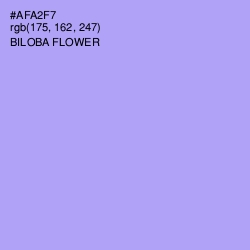 #AFA2F7 - Biloba Flower Color Image