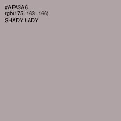 #AFA3A6 - Shady Lady Color Image