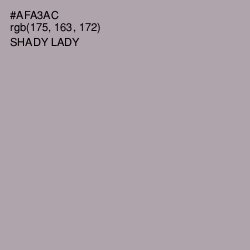 #AFA3AC - Shady Lady Color Image