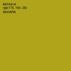 #AFA41A - Sahara Color Image