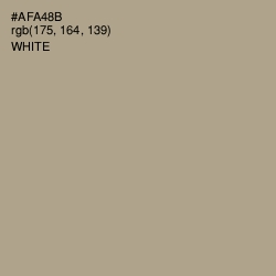 #AFA48B - Tallow Color Image