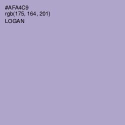 #AFA4C9 - Logan Color Image