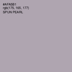 #AFA5B1 - Spun Pearl Color Image