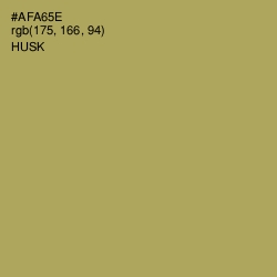 #AFA65E - Husk Color Image