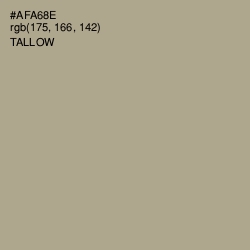#AFA68E - Tallow Color Image