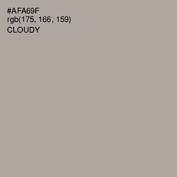 #AFA69F - Cloudy Color Image