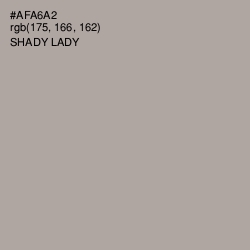 #AFA6A2 - Shady Lady Color Image