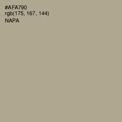 #AFA790 - Napa Color Image