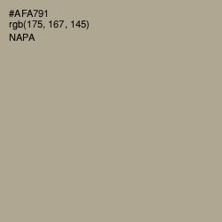 #AFA791 - Napa Color Image