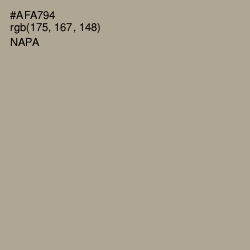 #AFA794 - Napa Color Image