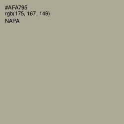 #AFA795 - Napa Color Image