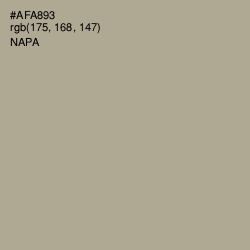 #AFA893 - Napa Color Image