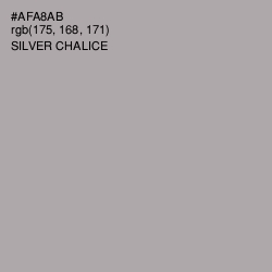 #AFA8AB - Silver Chalice Color Image