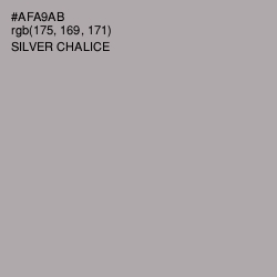 #AFA9AB - Silver Chalice Color Image