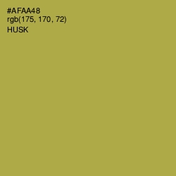 #AFAA48 - Husk Color Image