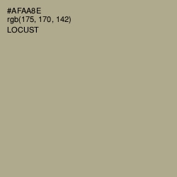 #AFAA8E - Locust Color Image