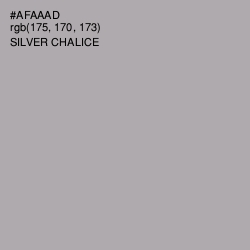 #AFAAAD - Silver Chalice Color Image