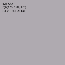 #AFAAAF - Silver Chalice Color Image