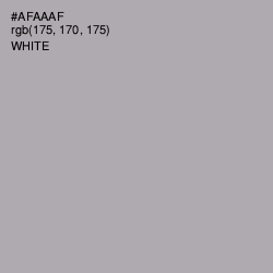 #AFAAAF - Silver Chalice Color Image