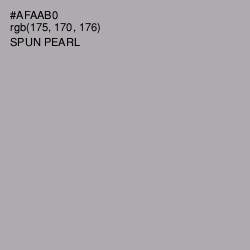 #AFAAB0 - Spun Pearl Color Image