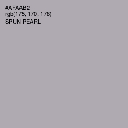 #AFAAB2 - Spun Pearl Color Image