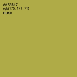 #AFAB47 - Husk Color Image