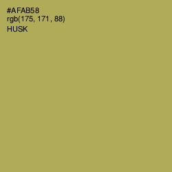 #AFAB58 - Husk Color Image