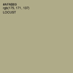 #AFAB89 - Locust Color Image