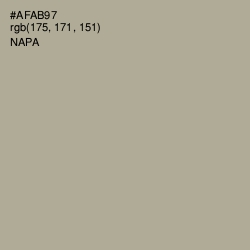 #AFAB97 - Napa Color Image