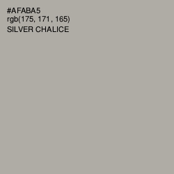 #AFABA5 - Silver Chalice Color Image