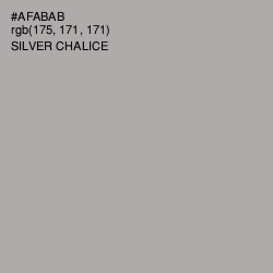 #AFABAB - Silver Chalice Color Image