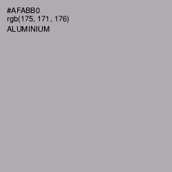 #AFABB0 - Aluminium Color Image