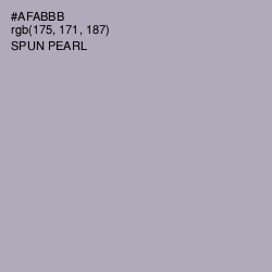 #AFABBB - Spun Pearl Color Image