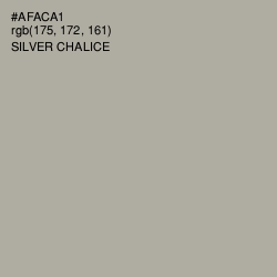 #AFACA1 - Silver Chalice Color Image